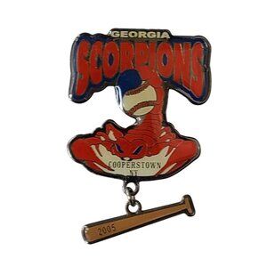 Cooperstown Dreams Park Baseball Trading Pin Georgia Scorpions 2005